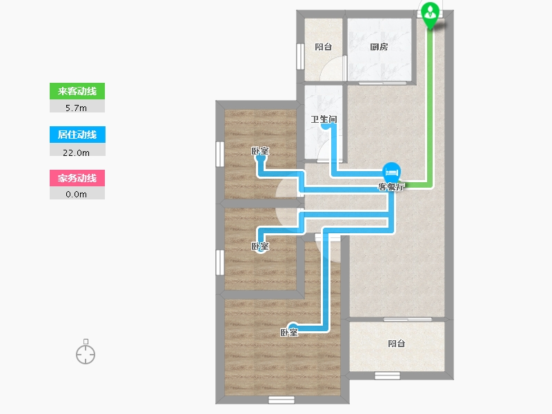 广东省-深圳市-合正汇一城-65.03-户型库-动静线