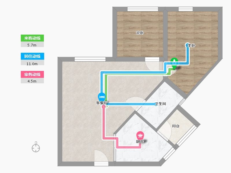 广东省-深圳市-跃华园-51.38-户型库-动静线