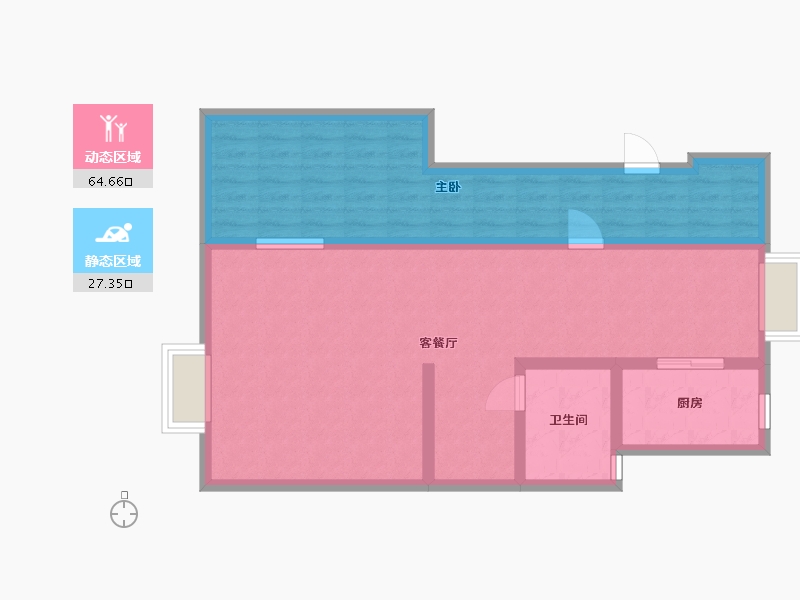 江苏省-苏州市-绿地21城-141.98-户型库-动静分区