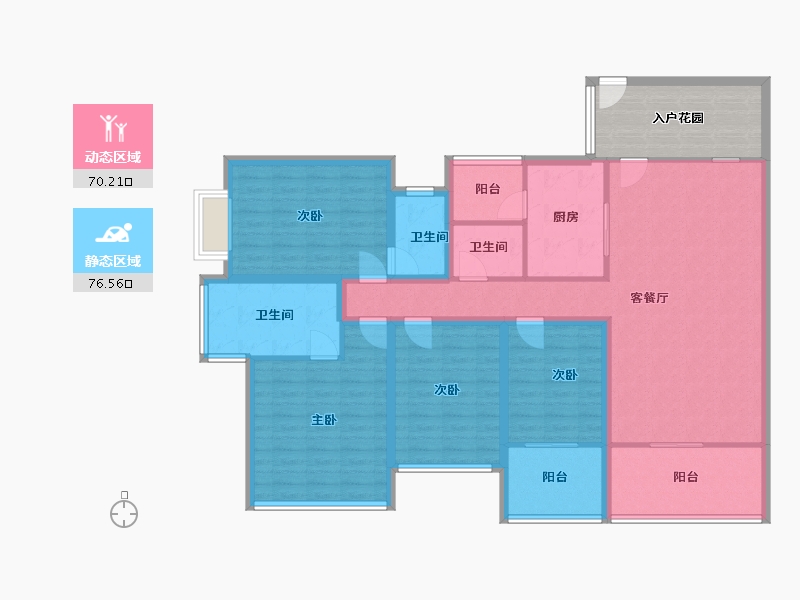 广东省-深圳市-兴华路2号(星航华府)-141.69-户型库-动静分区