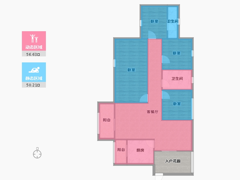 广东省-深圳市-宏发领域-105.04-户型库-动静分区