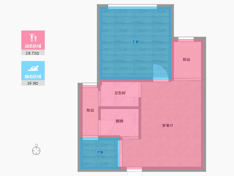 湖北省-黄冈市-东方颐园-40.12-户型库-动静分区