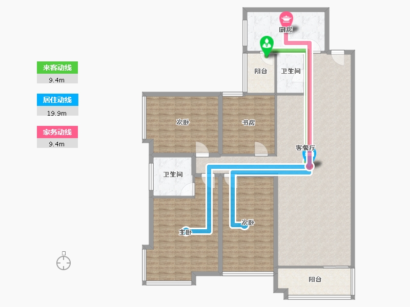 广东省-深圳市-荔香坊-152.59-户型库-动静线