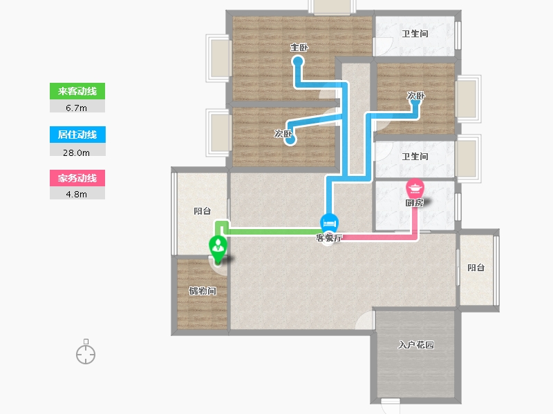 广东省-深圳市-金泓凯旋城-139.59-户型库-动静线