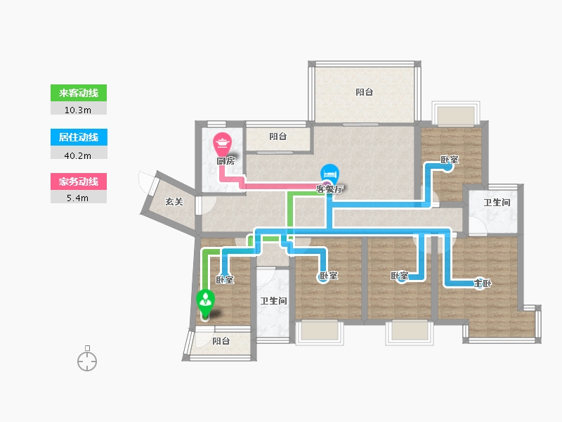 广东省-深圳市-碧海富通城一期-113.47-户型库-动静线