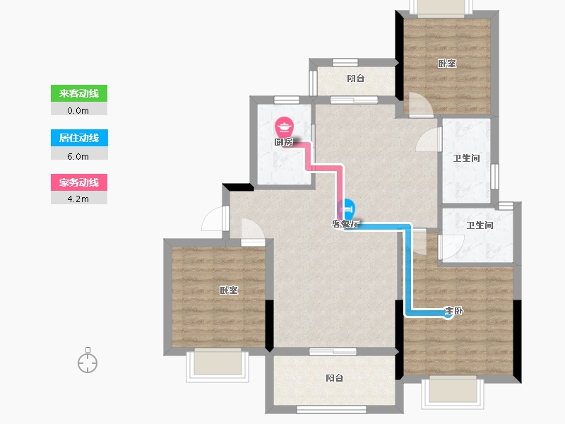 江西省-吉安市-金榜时代-87.67-户型库-动静线