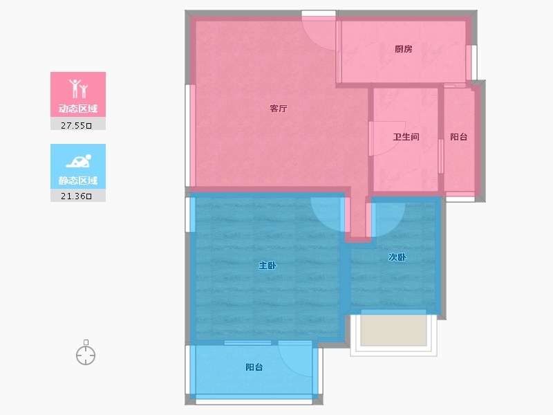 广东省-深圳市-海富花园-42.68-户型库-动静分区