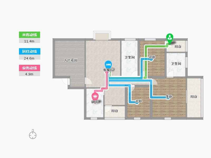 广东省-深圳市-城投七里香榭-117.32-户型库-动静线