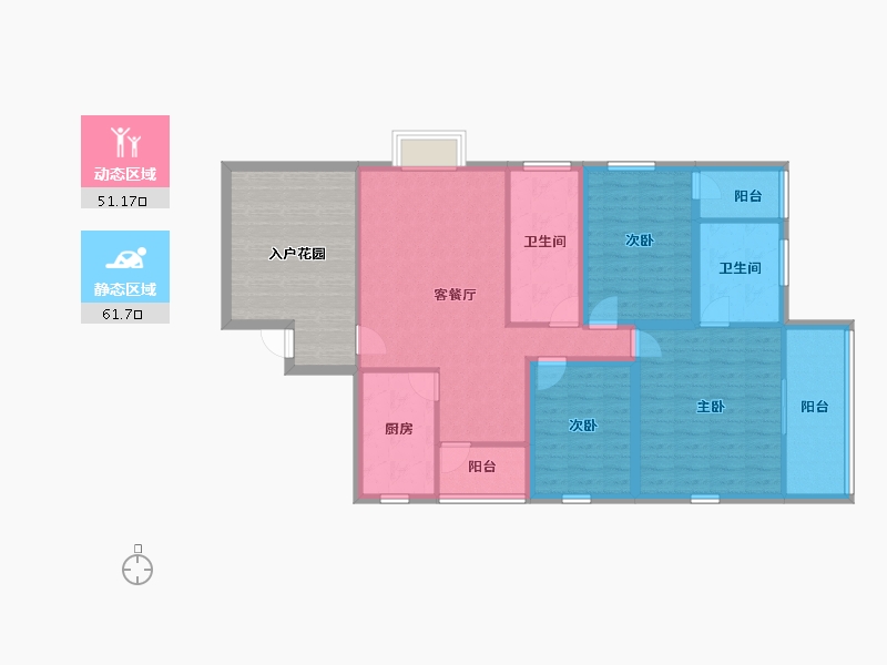 广东省-深圳市-城投七里香榭-117.32-户型库-动静分区