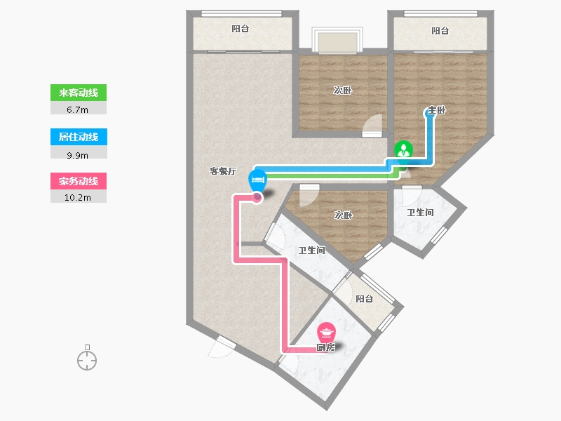 广东省-深圳市-汇宾广场-115.47-户型库-动静线