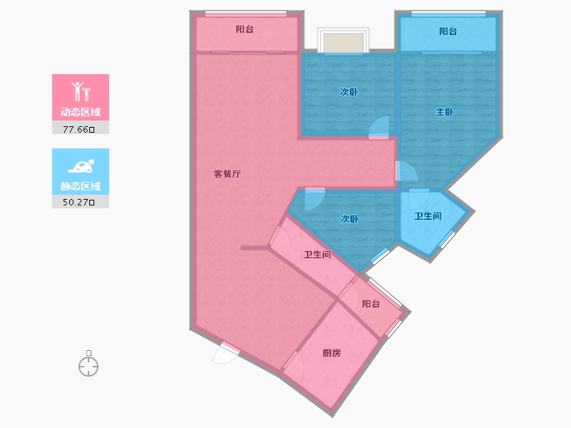 广东省-深圳市-汇宾广场-115.47-户型库-动静分区