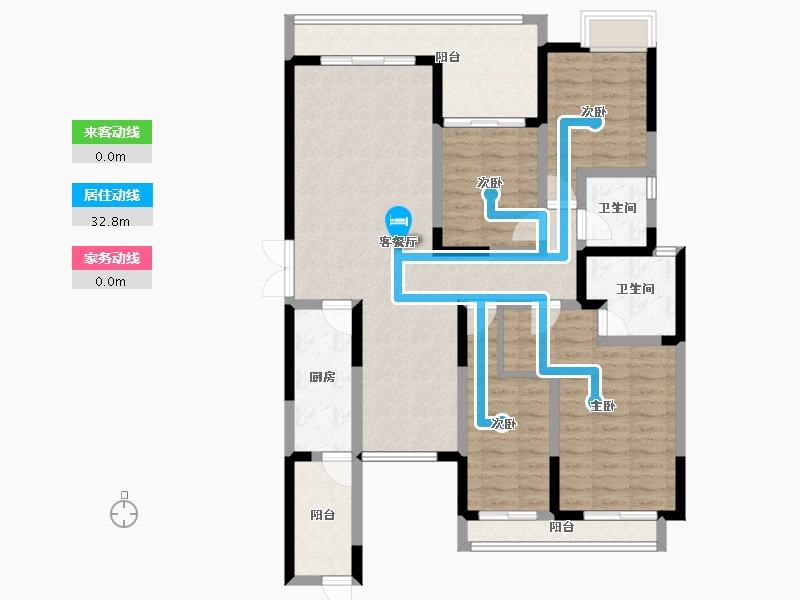 四川省-成都市-优品道-114.50-户型库-动静线