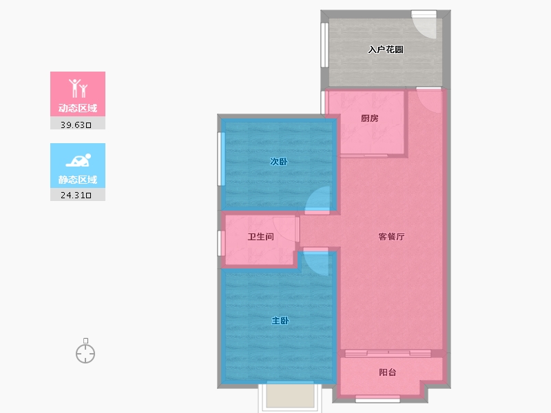 广东省-深圳市-华府国际-64.60-户型库-动静分区