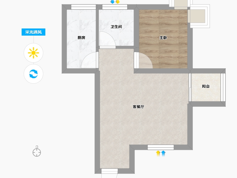 广东省-深圳市-国际名园-35.08-户型库-采光通风