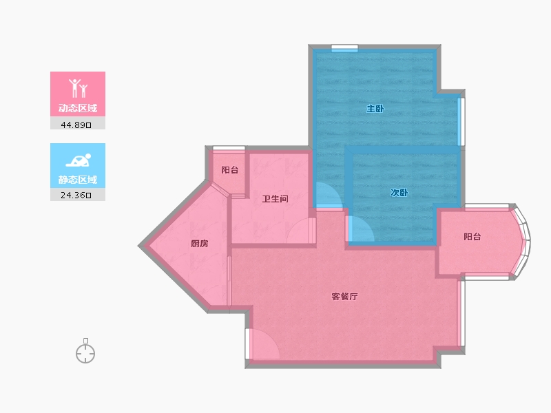 广东省-深圳市-星海名城（二期）-61.12-户型库-动静分区