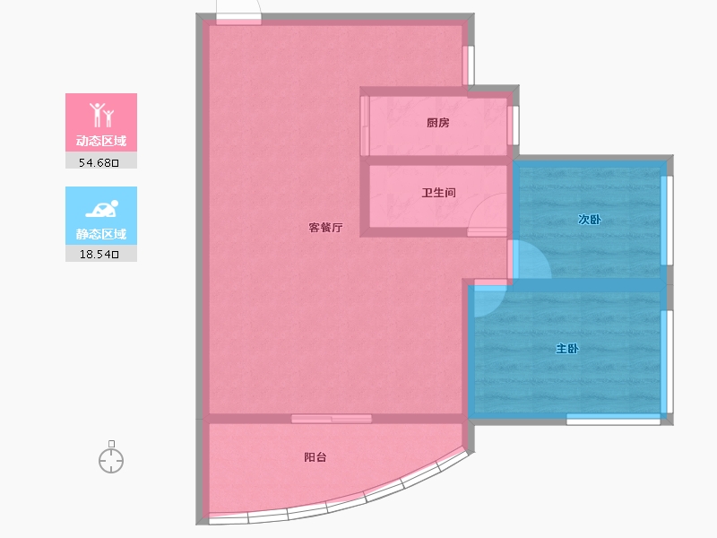 广东省-深圳市-名家富居-65.51-户型库-动静分区