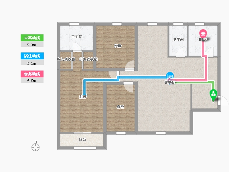 广东省-深圳市-左庭右院(南区)-109.17-户型库-动静线