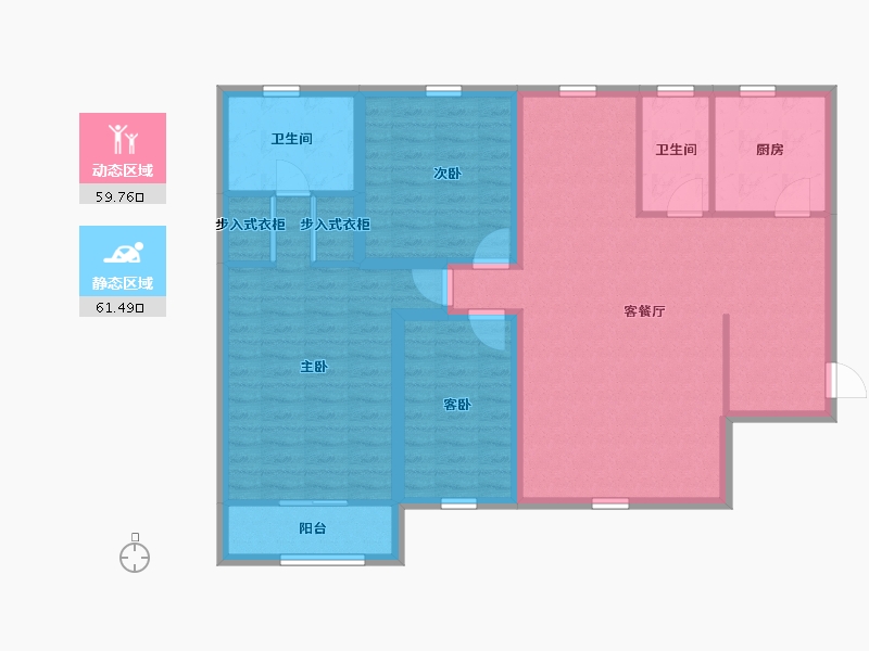 广东省-深圳市-左庭右院(南区)-109.17-户型库-动静分区