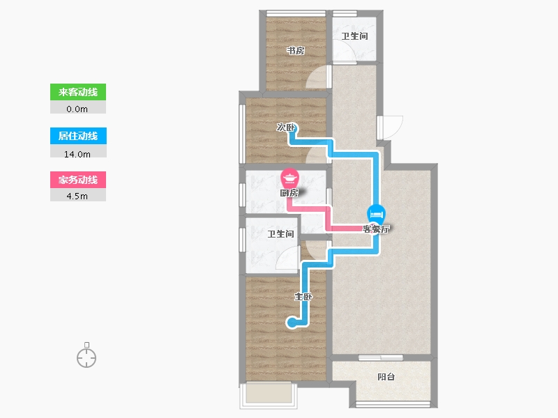 江苏省-徐州市-保利云上-84.01-户型库-动静线