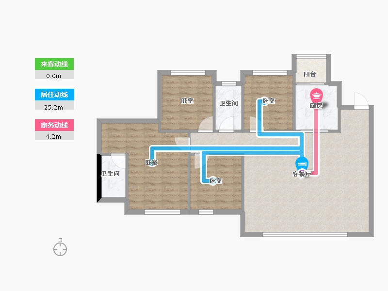 四川省-成都市-邦泰熙华天骄-95.95-户型库-动静线