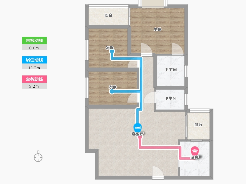 广东省-深圳市-海典居-76.45-户型库-动静线