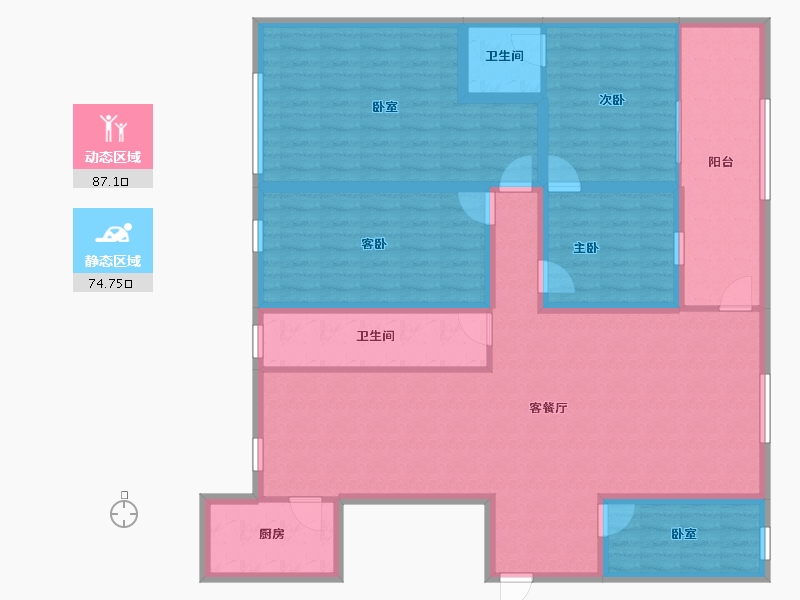 广东省-深圳市-保利上城-145.49-户型库-动静分区