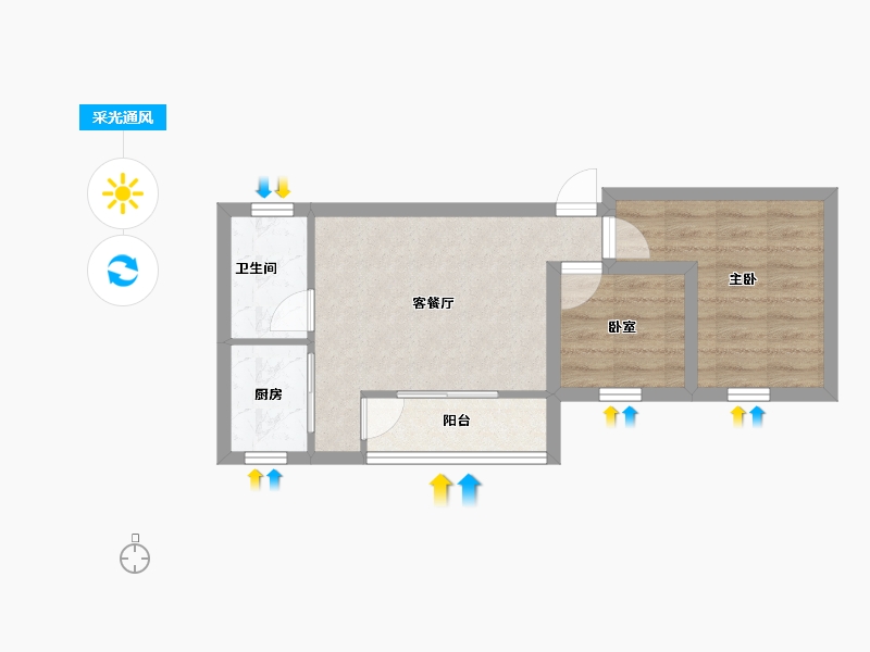 广东省-深圳市-城市天地广场-43.10-户型库-采光通风