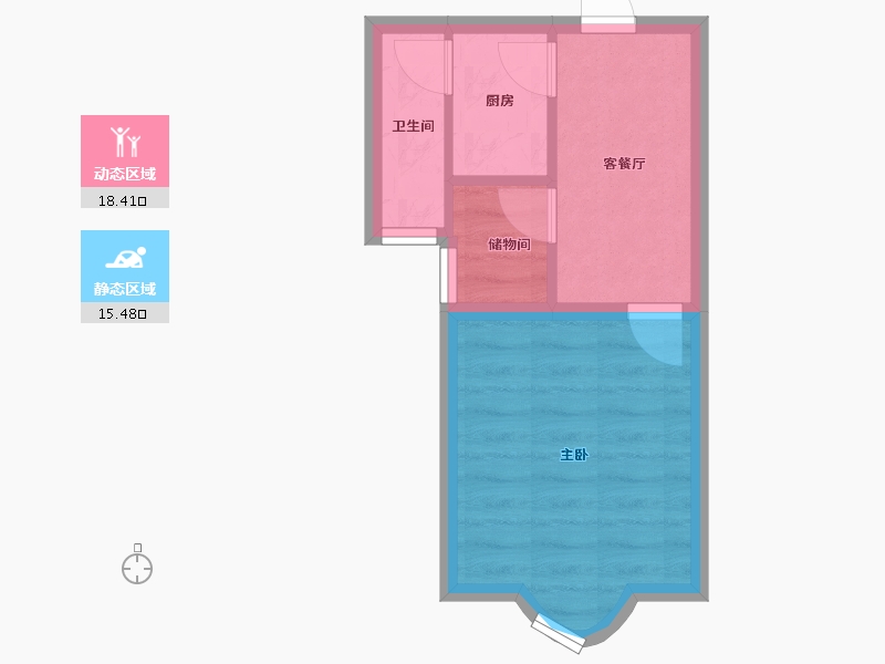 广东省-深圳市-南油生活区(B区)-29.72-户型库-动静分区