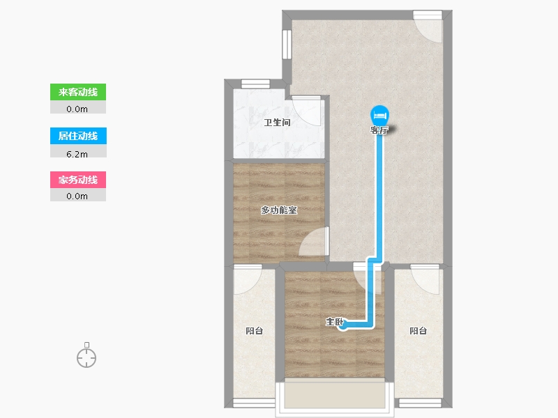 广东省-深圳市-前海凯御-52.36-户型库-动静线