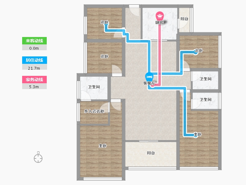 广东省-深圳市-仁恒峦山美地-118.78-户型库-动静线