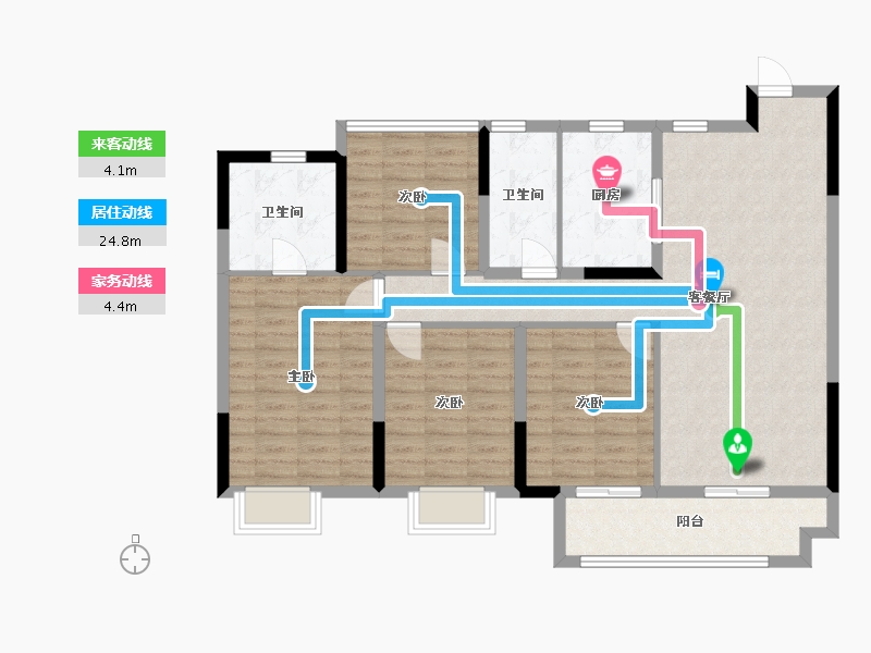 安徽省-马鞍山市-姑溪晓著-112.34-户型库-动静线