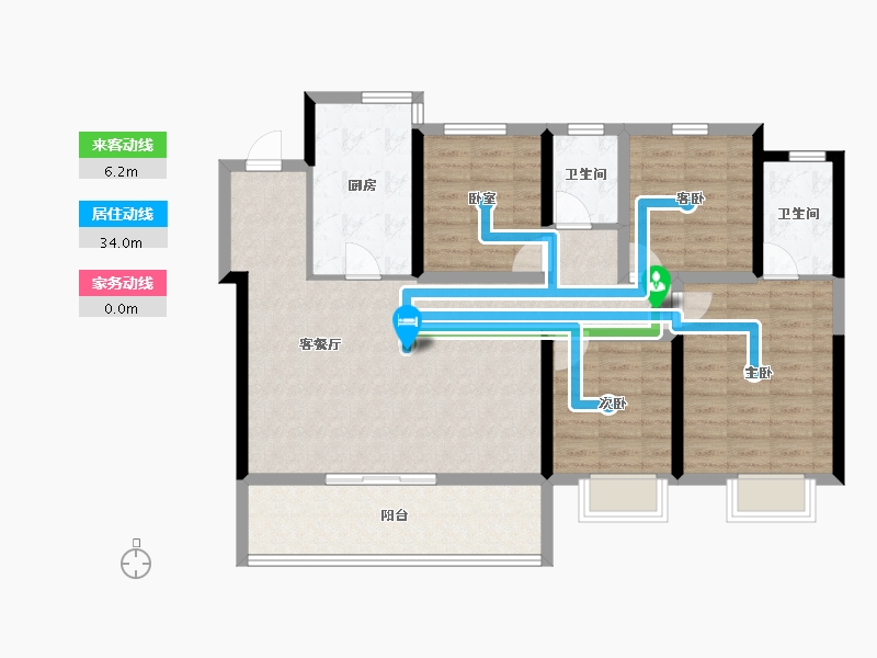 四川省-成都市-中交凤凰华府-103.28-户型库-动静线