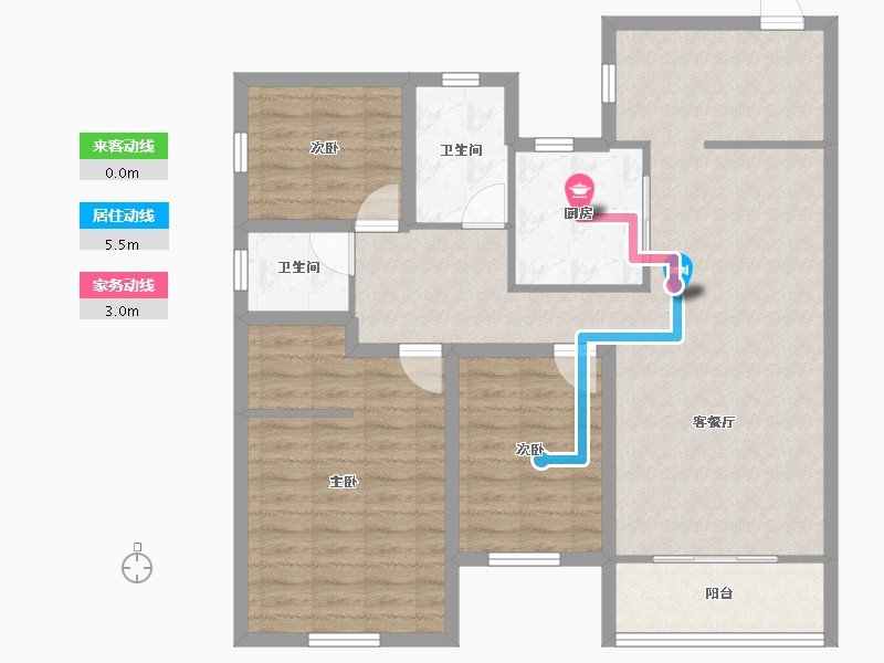 广东省-深圳市-合正汇一城-98.95-户型库-动静线