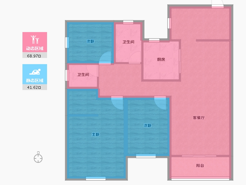 广东省-深圳市-合正汇一城-98.95-户型库-动静分区