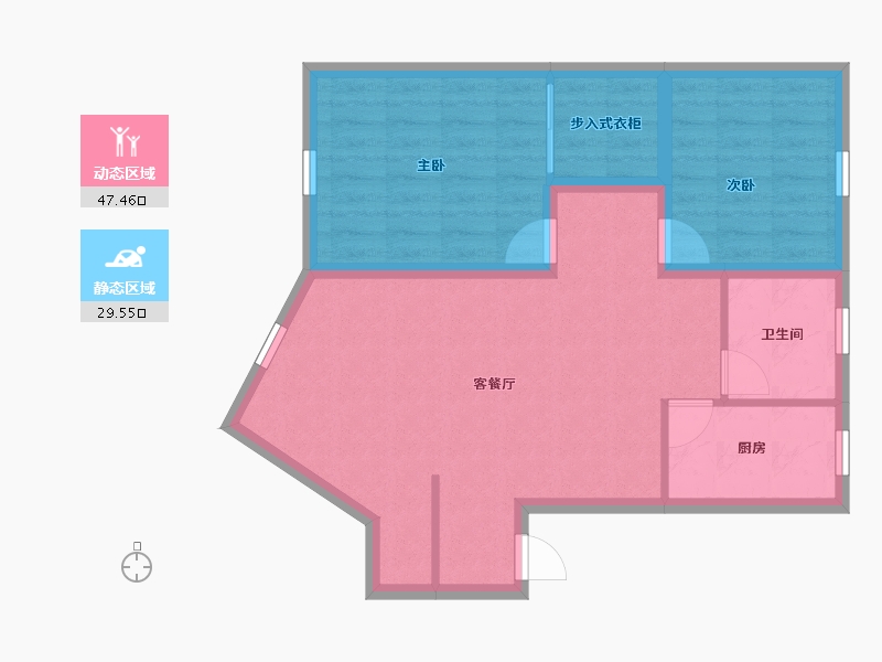 广东省-深圳市-荔枝苑-68.98-户型库-动静分区