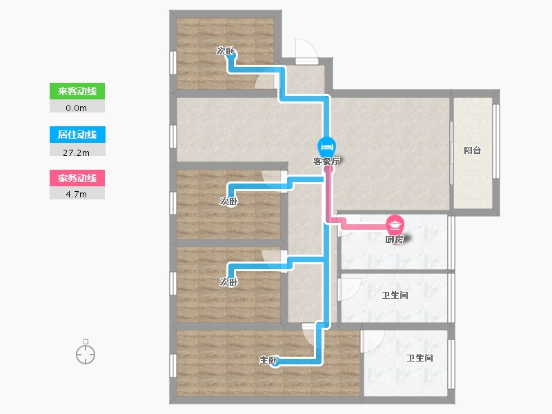 广东省-深圳市-欧意轩花园-105.52-户型库-动静线