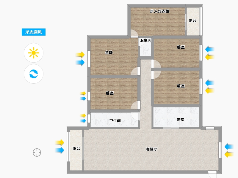 广东省-深圳市-宏发领域-114.39-户型库-采光通风