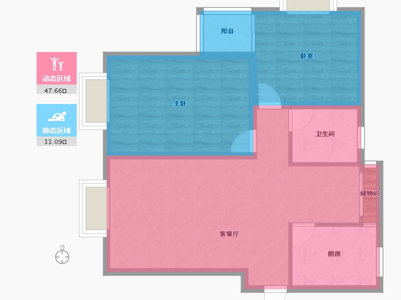 广东省-深圳市-时代骄子大厦-72.52-户型库-动静分区