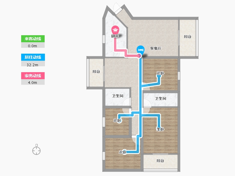 广东省-深圳市-锦绣江南一二三期-101.41-户型库-动静线