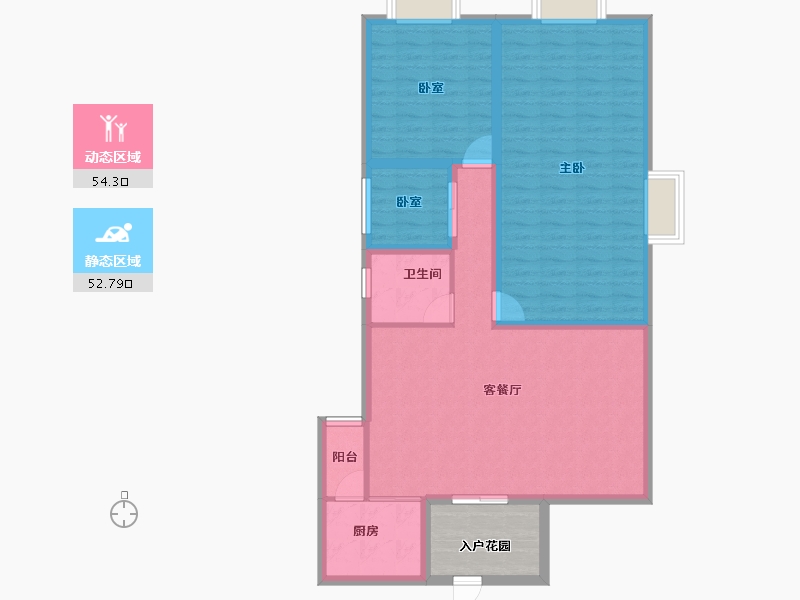 广东省-深圳市-东江豪苑-103.12-户型库-动静分区