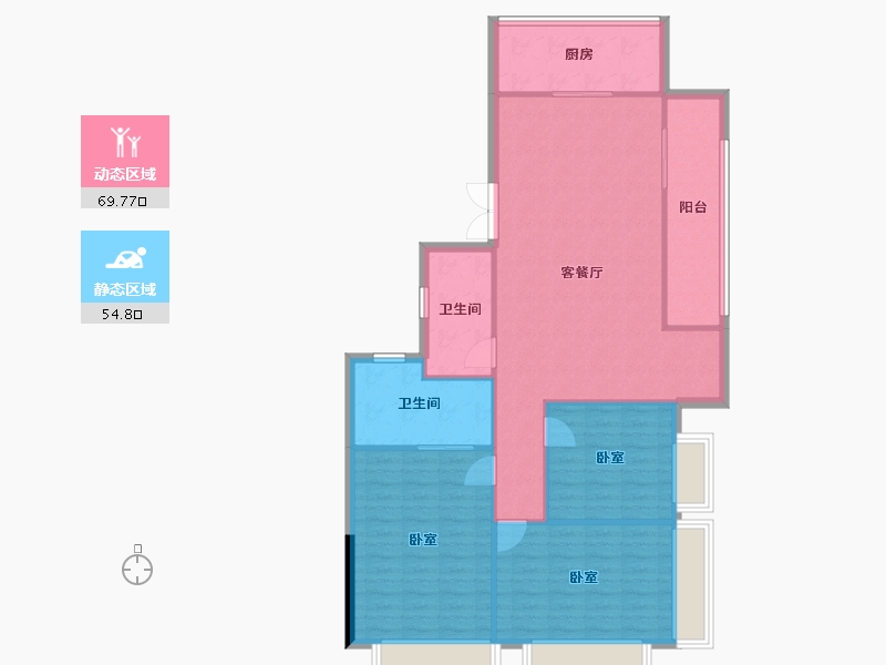 湖北省-武汉市-国铁城投·国樾滨江-114.93-户型库-动静分区