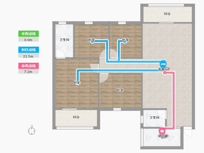 广东省-深圳市-富通苑-102.74-户型库-动静线