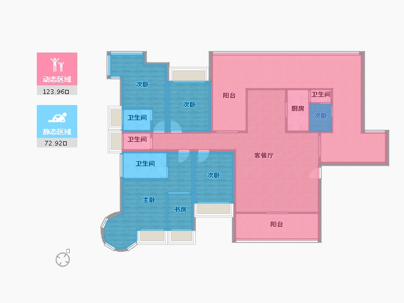 广东省-深圳市-集信名城-175.33-户型库-动静分区