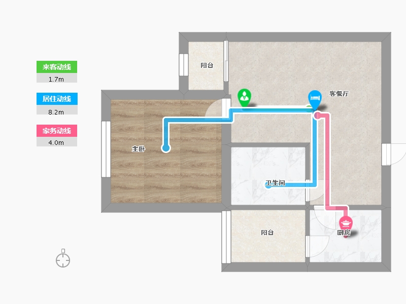 广东省-深圳市-祥福雅居-33.39-户型库-动静线