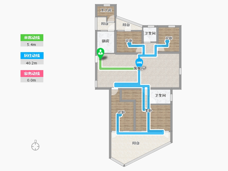 广东省-深圳市-圣莫丽斯-115.01-户型库-动静线