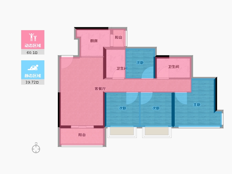 广东省-深圳市-颐峰名庭-89.00-户型库-动静分区