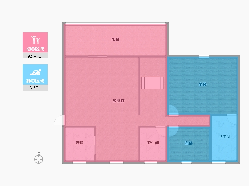 广东省-深圳市-南国丽园-124.18-户型库-动静分区