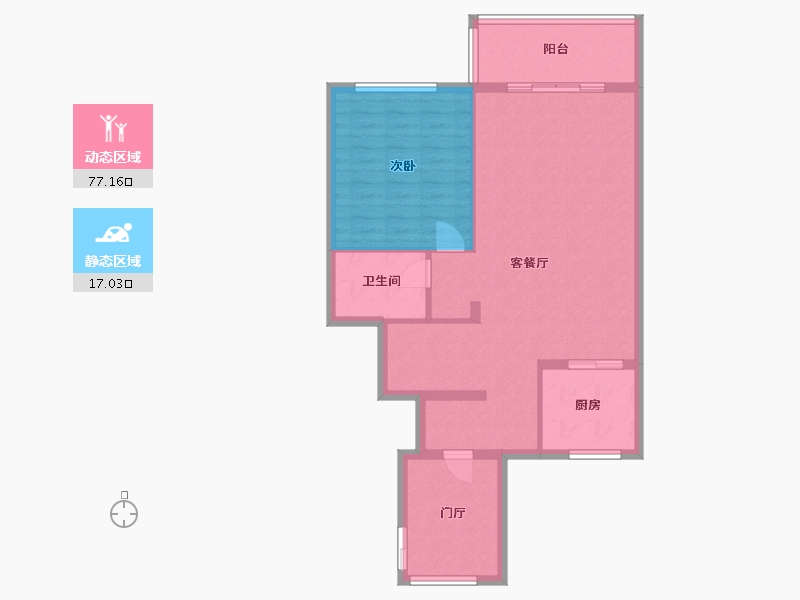 湖南省-长沙市-卓越千山里-119.20-户型库-动静分区