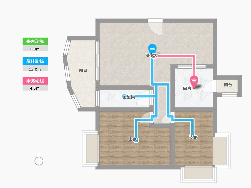 广西壮族自治区-南宁市-振宁翠峰-68.00-户型库-动静线