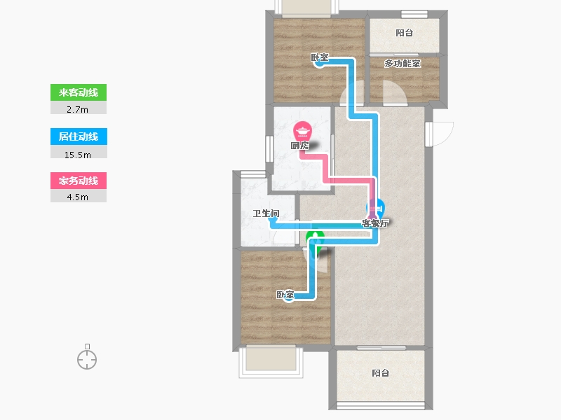 福建省-福州市-国贸上江原-60.58-户型库-动静线